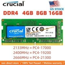 Image of Crucial DDR4 4GB 8GB 16GB 3200 2400 2666 memory SO-DIMM Laptop RAM Notebook RAM