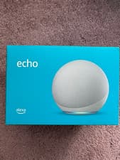 Image of Amazon Echo 4th Gen Smart Speaker with Alexa - White