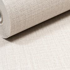 Image of Off White Taupe Mix Wallpaper Linen Effect Glitter Textured Slightly Imperfect