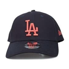 Image of New Era Mens LA Dodgers Essential 9FORTY Navy Cap (One size Fits All) New