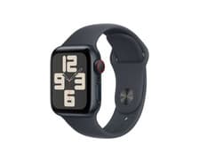 Image of Apple Watch SE 2nd Gen 40mm GPS Aluminum Case Midnight Sport Band S/M A2722
