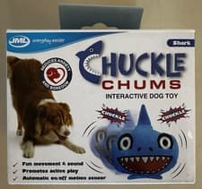Image of JML Chuckle Chums Shark Dog Toy