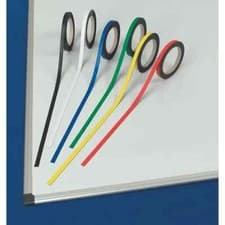 Image of Magnetic Tape 10mmx1m Assorted (Red/Green/Black) 439181