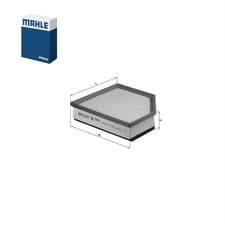 Image of Mahle Engine Air Filter fits Volvo XC60 XC70