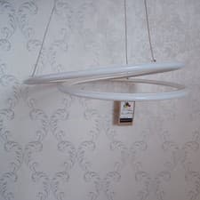 Image of LED Pendant Ceiling Light 1 x 40W 4000K Dimming Sand White
