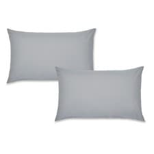 Image of Catherine Lansfield 180TC Easy Iron Percale Fitted Or Flat Sheet Or P/Case Grey