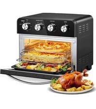 Image of 23L Convection Air Fryer Oven - Oil-Free Cooking & Independent Temp Control ✅