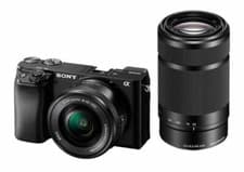 Image of Sony Alpha 6100 Kit 16-50mm+55-210mm Oss Black ILCE-610