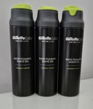Image of 3 X Gillette Labs Skincare Rapid Foaming Shaving Gel With Vitamin C 3 X 198ml