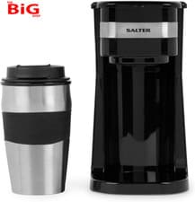 Image of One Cup Coffee Maker – Filter Coffee Machine, Washable & Reusable Filter, Includ