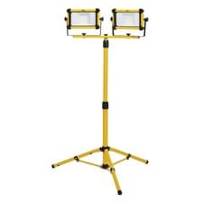 Image of Draper 110V Twin Head SMD LED Tripod Site Light 2200 Lumens 2x10W Adjustable