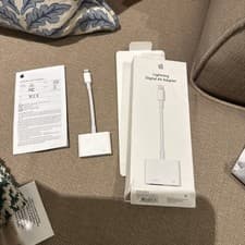 Image of Original Apple Lightning to Digital AV ADAPTOR MD826ZM/A Never Used