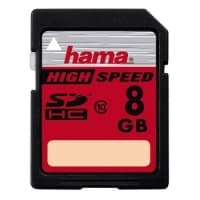 Image of Hama 8 GB, Class 10 (22MB/s) - SDHC Card - (104366)