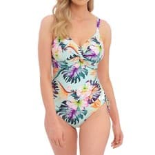 Image of Fantasie Swimwear Paradiso Twist Front Swimsuit Swimming Costume 501831