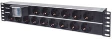 Image of 766623714051 Intellinet 19" 2U Rackmount 15-Way Pow
