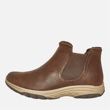 Image of SKECHERS Womens Reggae Fest 2.0 New Yorker Chelsea Boots Chocolate