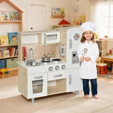 Image of Kids Kitchen Playset with Accessories Large Simulation Kitchen Cooking Set