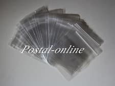 Image of 1000 8"x11" Clear Grip Self Press & Seal Resealable Zip lock Plastic Bags poly