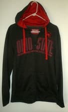 Image of Ohio State Authentic Hoodie Men's Medium Full Zip Sweatshirt Football Jacket OSU