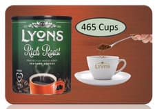 Image of Lyons Rich Roast Instant Coffee Tins 750g Makes Approx 465 Cups