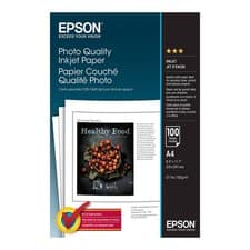 Image of Original Epson A4 Matte Photo Quality Inkjet Paper 102gsm - 100 Sheets (C13S0410