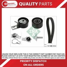 Image of Timing Belt & Water Pump Kit 530057830 INA 0816L0 0816K1 083075 PEUGEOT CITROEN