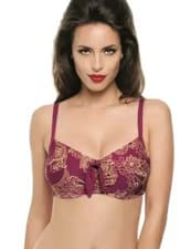 Image of  Panache Veronica Balcony Bikini Top Underwired SW0642 Paisley Print Swimwear