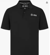 Image of Mercedes SALE Polo T Shirt, Black, SMALL, Classic , Official Merchandise