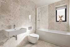 Image of Beige 60x60 Kitchen Bathroom Gloss Wall Floor Rectified Porcelain Tile Sample