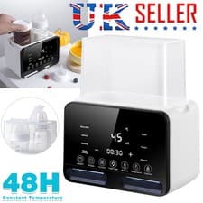 Image of Baby Bottle Warmer Steriliser Fast Milk Warmer with LCD Display and Timer E