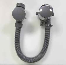 Image of Pressfill Overflow Bath Filler & Integrated Click Clack Bath Waste Ex-Bathstore