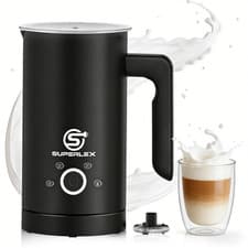 Image of SUPERLEX 4 in 1 Electric Milk Frother Machine Automatic Warmer Jug Coffee Foamer