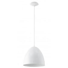 Image of Eglo 92717 Coretto Single Light Ceiling Pendant In White