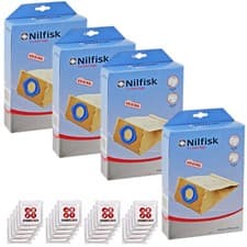 Image of NILFISK GA70 GS80 GM80 GS90 GM90 Dust Bag Vacuum Cleaner Bags x 20 + Fresh