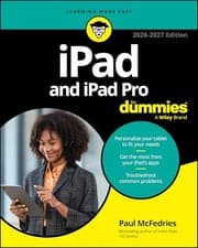Image of iPad and iPad Pro For Dummies by Paul McFedries 9781394374489 NEW