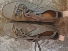 Image of Clarks Tri Verve Free Olive Leather Men's Trainers Shoes UK Size 7 G EU 41 NEW