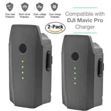 Image of 2 Pack 11.4V 3830mAh Intelligent Flight Battery for DJI Mavic Pro Platinum Drone
