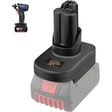 Image of Adapter Converter for Bosch GBA 18V BAT Battery to Bosch 10.8V-12V Power Tool