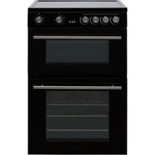 Image of Hisense HDE3211BBUK 60cm Free Standing Electric Cooker with Ceramic Hob Black