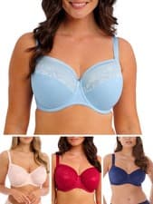 Image of Fantasie Illusion Bra Full Cup Underwired Side Support Non Padded Bras Lingerie