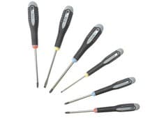Image of Bahco BE-9881 Ergo Screwdriver Set 6 Piece Slot / Phillips