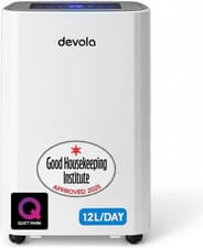 Image of 12L Dehumidifier & HEPA H13 Air Purifier- Quiet & Energy Efficient (Costs Less t