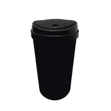 Image of 60L ALL BLACK TOUCH TOP BIN / KITCHEN / RUBBISH BIN / DUSTBIN / HOME / PLASTIC