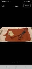 Image of Women's Leather Shoulder Bag Tan Accessorize