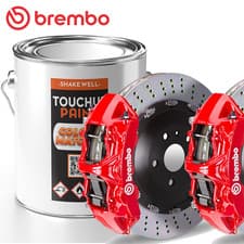 Image of BRAKE CALIPER PAINT FOR BREMBO RED HIGH TEMPERATURE 125ml GLOSS