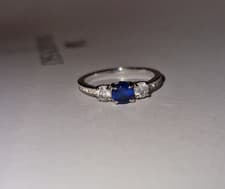 Image of Genuine Swarovski Crystal ATTRACT TRILOGY:RING RND CZSAP/RHS 55 5416152 Brand N