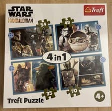 Image of Trefl Star Wars Mandalorian Puzzle - 4 In 1 - Brand New & Sealed