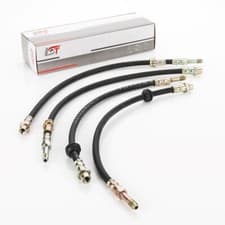 Image of 4x Brake Hose Brake Line Front Rear for BMW 3 Series E46 Touring Coupe Compact