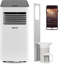 Image of Devola Portable Air Conditioner & Dehumidifier 4/5 in 1 Air Con Unit Smart WiFi