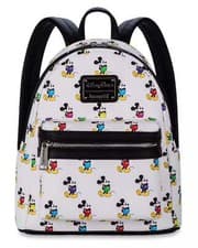 Image of Mickey Mouse Allover Classic Standing Loungefly Mini Backpack